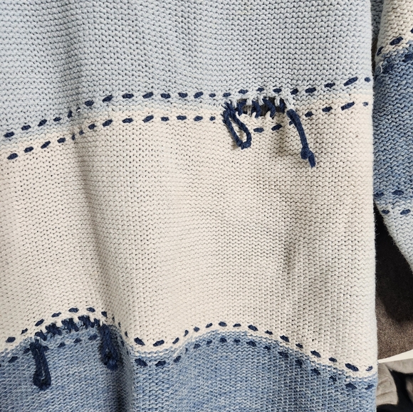 Vintage 90s intentionally distressed sweater size M - Picture 5 of 5